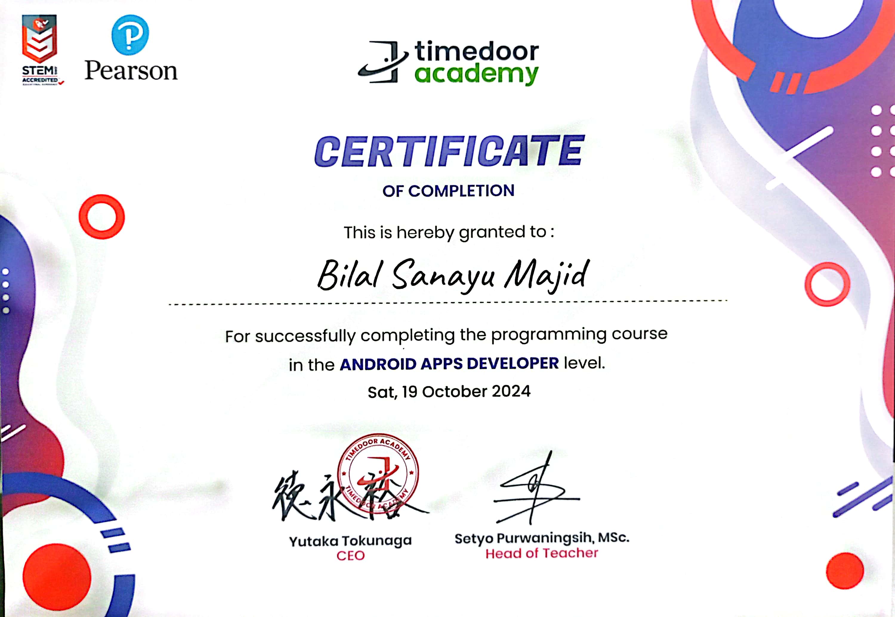 apps Certificate